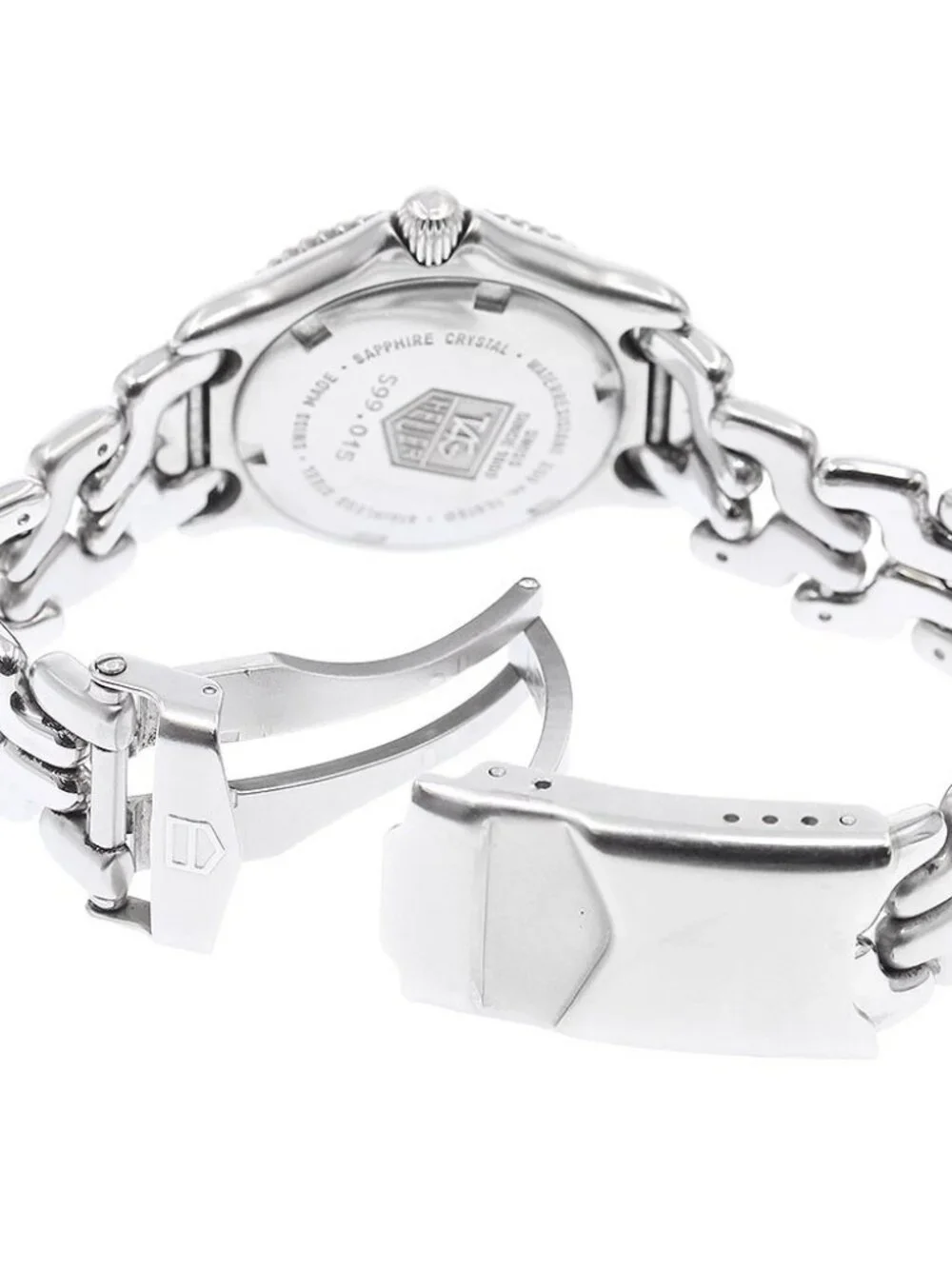 TAG HEUER S/el S99.015 Date white Dial Quartz Ladies Watch_970030